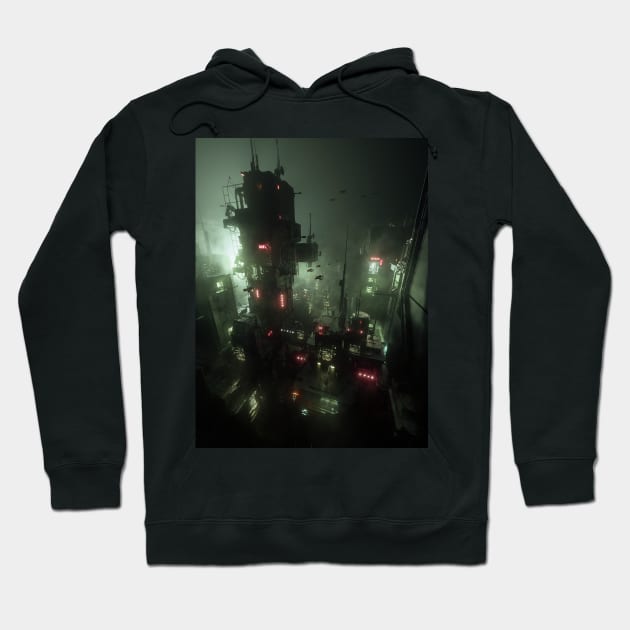 Darknet Hoodie by skiegraphicstudio